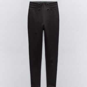 NEW ZARA super high rise pants leggings S